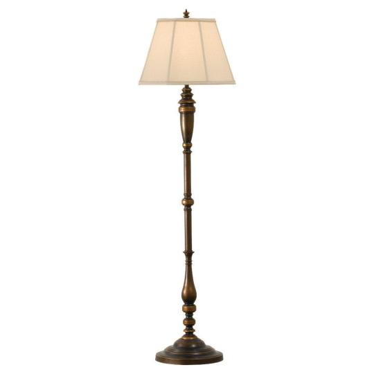 ho el feiss lincolndale fl stojaca lampa mosadz med klasicky textil elegantny luxusny tienidlo mediteran art deco lampa osvetlenie obyvacka salon hotel americky.jpg